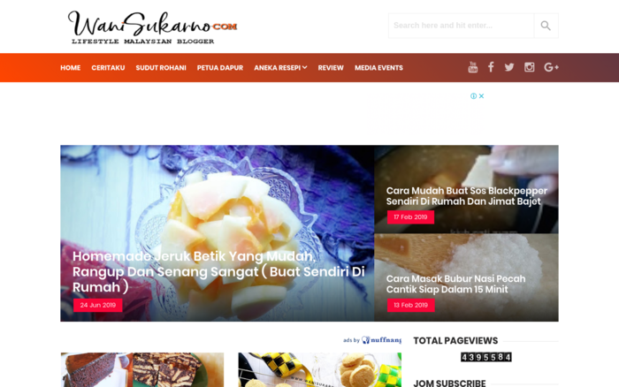 Blog Wani Sukarno – Lifestyle & Food Blogger